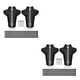 thumbnail image 2 of Eigraketly Guardabarros de plástico para bicicleta de montaña, 2 uds., patrón de fibra de carbono, guardabarros para bicicleta de carretera, Dirtboard, Type2 NO2 Eigraketly  CBP046814, 2 of 6