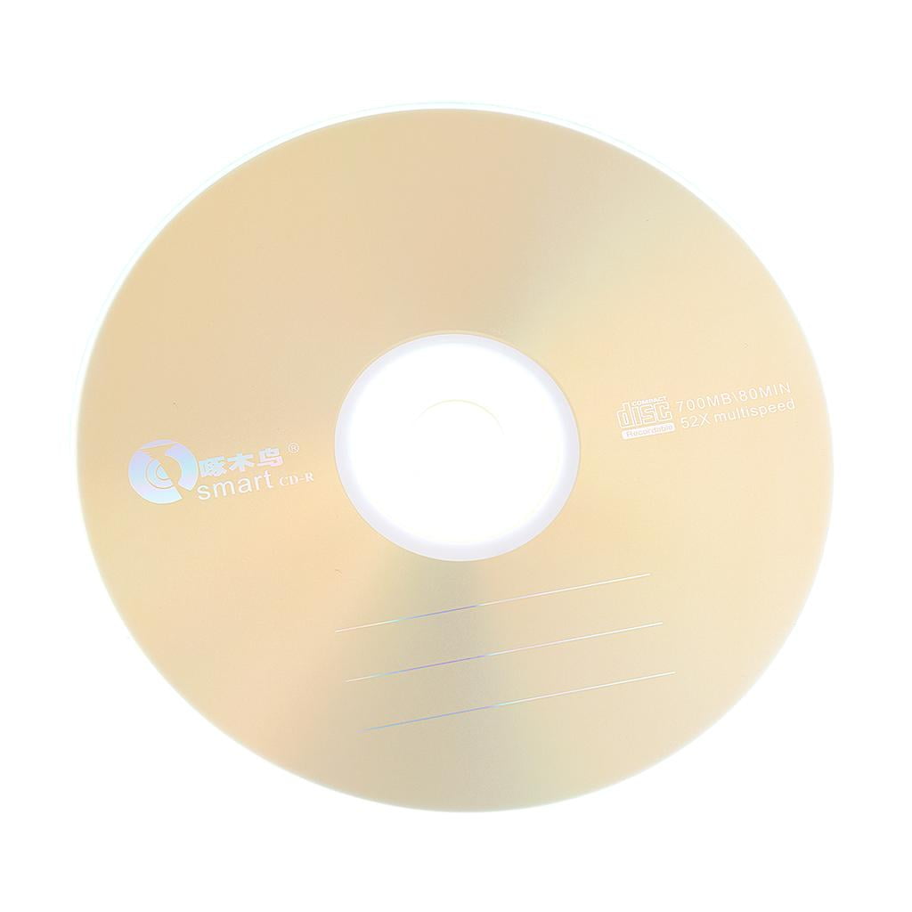 LeeQinersw 50Pcs 52X CD-R Blank Spindle Recordable Discs CDs 700M/80MIN For Audio Video New
