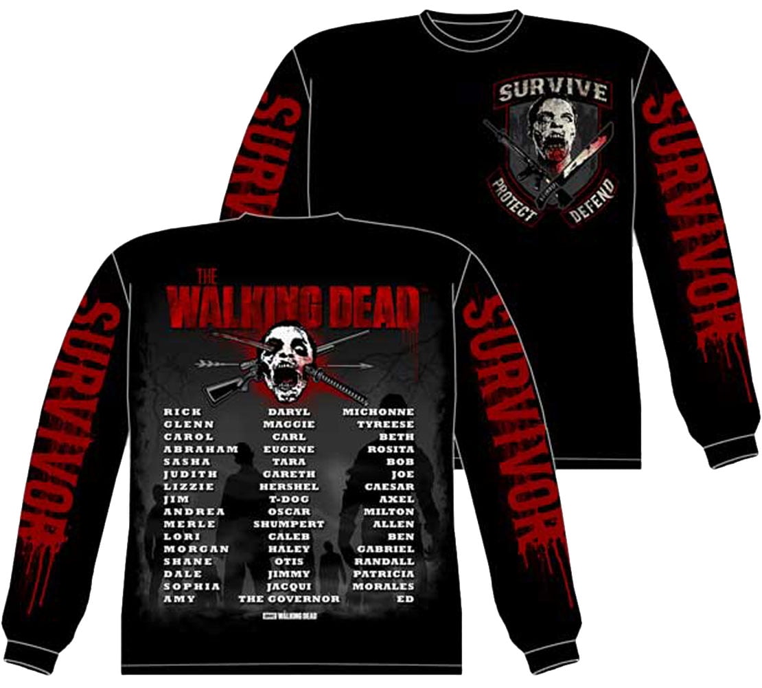 walking dead survivor shirt