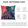 thumbnail image 6 of COMIO Decorative Cushion Covers Throw Pillow Covers American Soldier in hi-tech Gear Standing in Militar  for Couch Sofa Home Living Room Bedroom 2Pcs White, 6 of 6