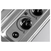 ABBA Appliances 24” Gas Cooktop in Stainless Steel with 1 Ultra Fast and 3 Fast Burners