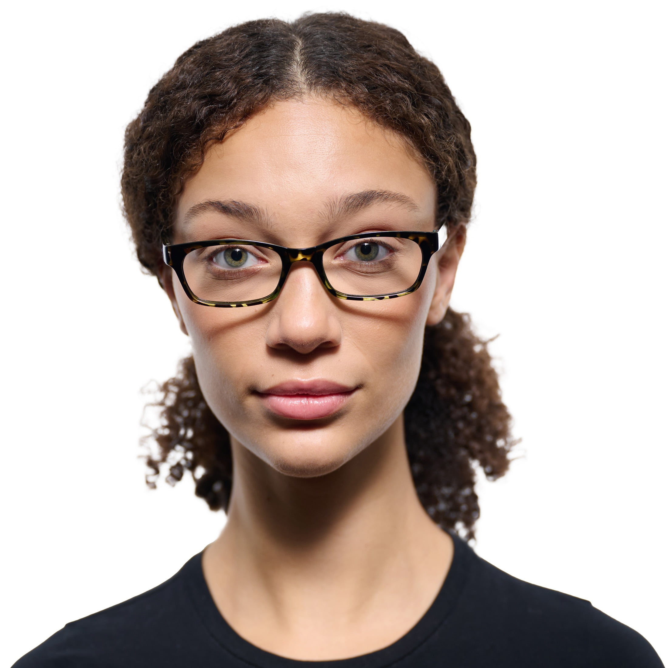 (2 pack) M+ Womens Rectangular Plastic Reading Glasses 2.50 Colleen in Tortoise with Teal Inner Color