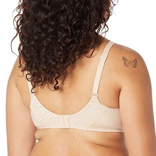 Women's Bali DF3468 Comfort Revolution Soft Touch Perfect Wire Bra (Almond 36DD)