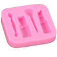 thumbnail image 1 of Tholdsy Moldes de silicona, accesorio único y sencillo para hornear, herramientas de maquillaje delicadas, patrones interesantes, herramienta Juguetes de construcción, 1 of 6