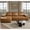 Brown + Faux Leather + 3 Seat + Memory Foam, variant on Boneless Couches for Living Room, Brown Faux Leather Cloud Sectional Couches with Chaise, Deep Seat L Shaped Modular Sofa, No Assembly Required Sofas in a Box (Left,Faux Leather,Brown)
