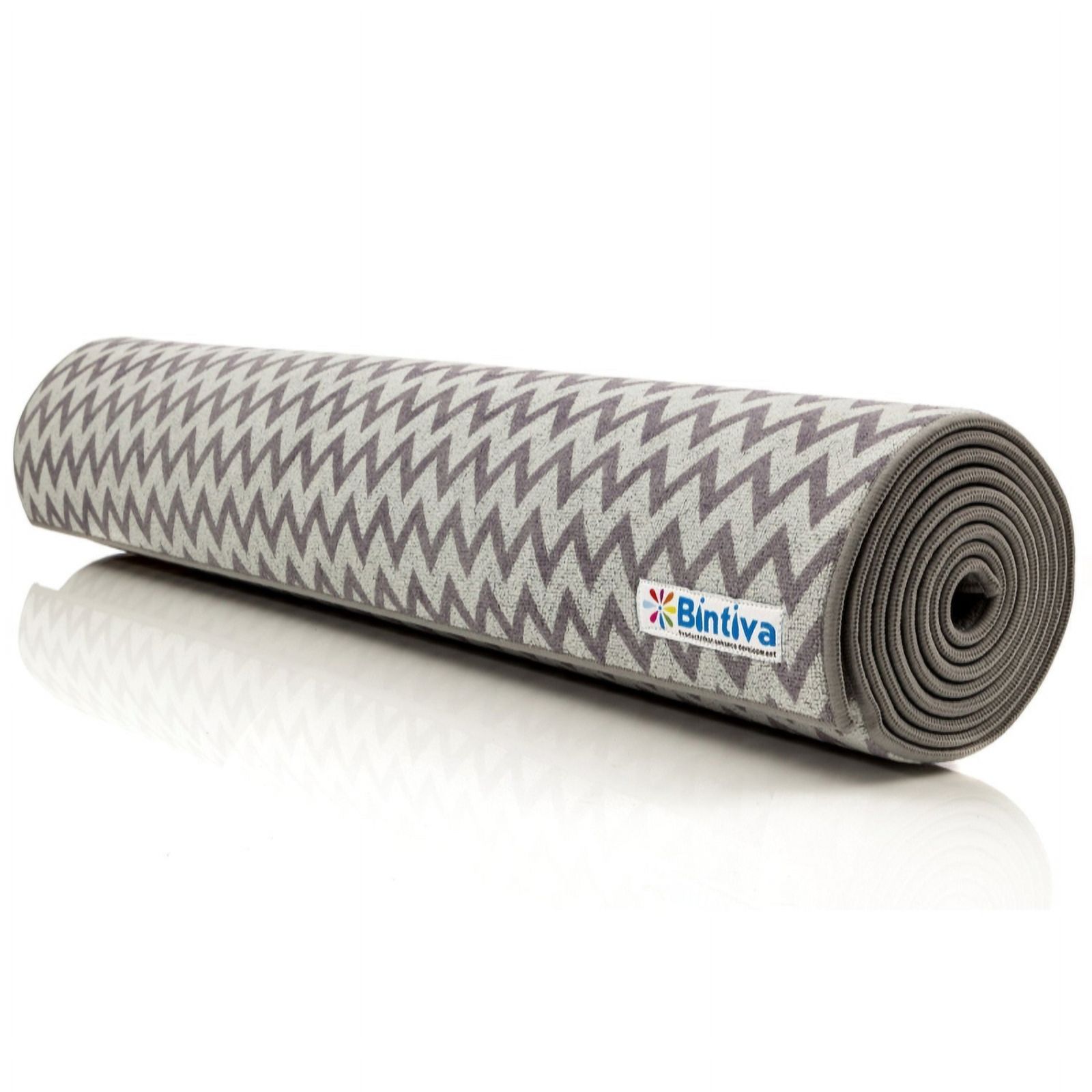 Yoga Mat 2 in 1 Towel and mat Combination Eco Friendly Unique Non Slip "Fusion" Mat - Grey