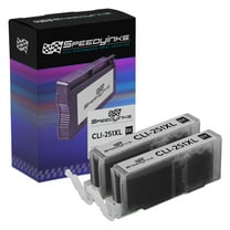 Speedy Inks Compatible Ink Cartridge Replacement for Canon CLI251XL 6448B001 High-Yield (Black, 2-Pack)