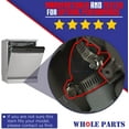 thumbnail image 5 of Whole Parts Dishwasher Hose Assembly (Includes Two Clamps) Part # W10445975 - Replacement & Compatible With Some Amana, Inglis, Jenn Air, Kenmore, Kitchen Aid and Whirlpool Dishwashers, 5 of 7