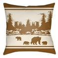 thumbnail image 7 of Artistic Weavers LGCB2055-2222 Artistic Weavers Lodge Cabin Woodland Poly Filled Pillow - Black & Beige - 22 x 22 ft., 7 of 7