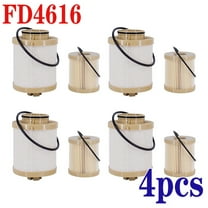 4x FD-4616 For 03-07 Ford Motorcraft 6.0L Powerstroke Diesel Oil Fuel Filter