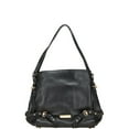 thumbnail image 1 of Pre-Owned Burberry Nova Check Belt Motif Tote Bag Shoulder Black Leather Women's BURBERRY, 1 of 13