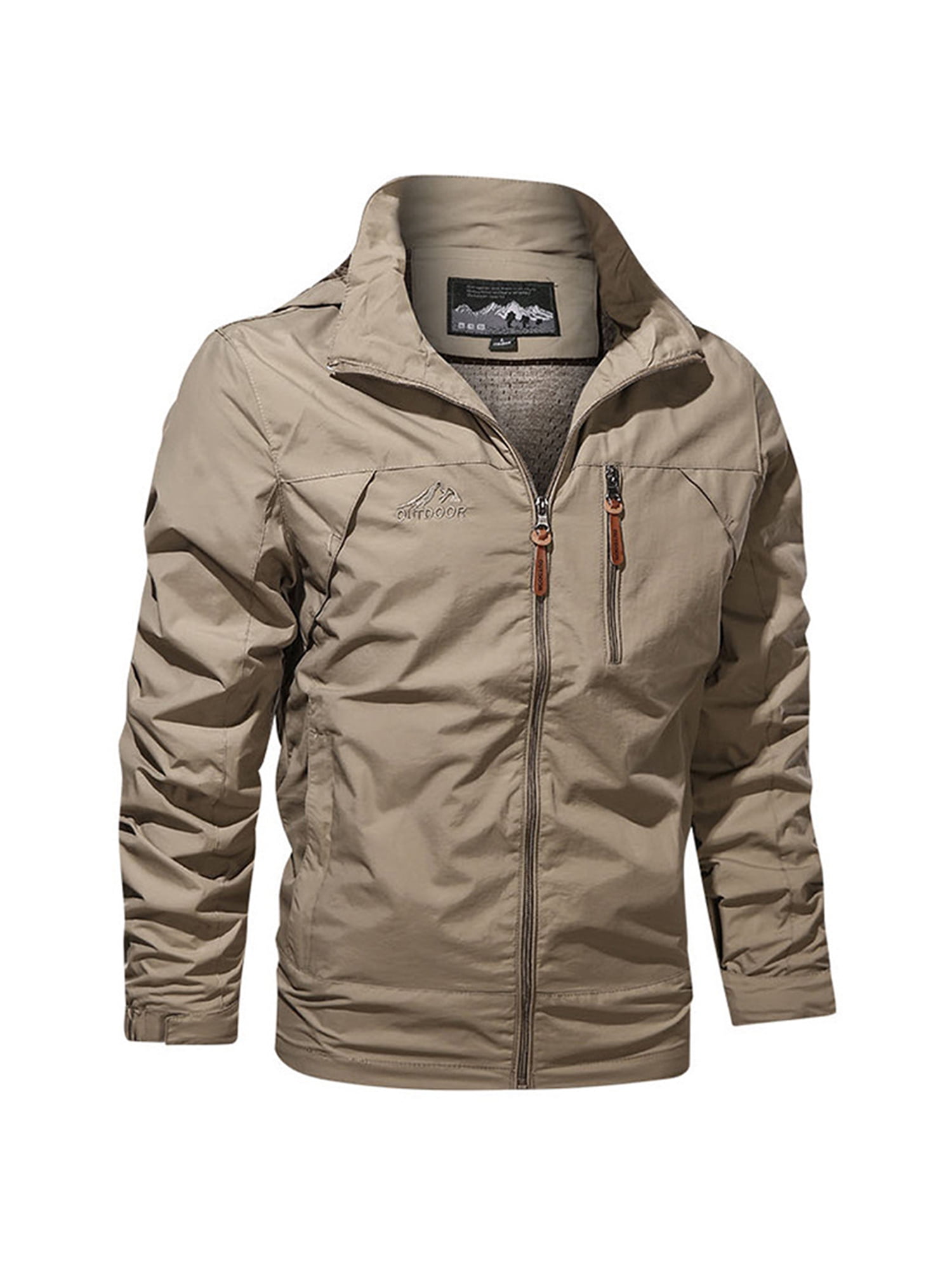 Men's Plus Size Hiking Military Tactical Jacket Windproof Outerwear