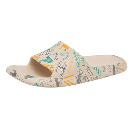 

slipper for Men Men And Women Home Slippers Outdoor Slippers NonSlip Flip Flops Beach Shoes EVA Dress Sandals for Women Khaki