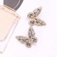 thumbnail image 4 of Women Ear Studs Fashion Rhinestone Butterfly Stud Earrings Pierced Earrings, 4 of 10