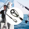 thumbnail image 3 of 10/40 Uds. Guías de caña de pescar, guías de caña de anillo liso, tapas de punta, Mini para equipo de pesca JShteea  El nuevo, 3 of 9