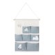 thumbnail image 2 of 7 Pockets Cute Cartoon Pattern Wall Hanging Bag Cosmetic Makeup Brush Storage OrganizerBlue Bear, 2 of 5