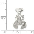 thumbnail image 5 of 925 Sterling Silver Lobster Chain Slide Charm Pendant, 5 of 5