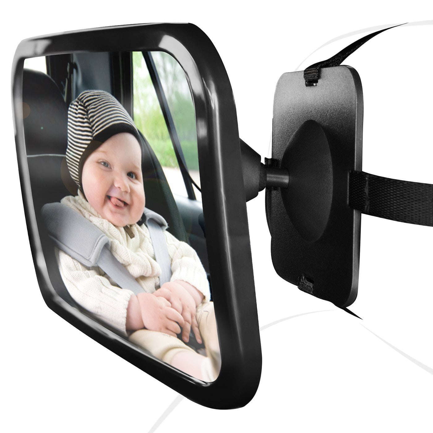 Baby Mirror Back Car Seat Cover for Infant Child Toddler Rear View Ward Safety 