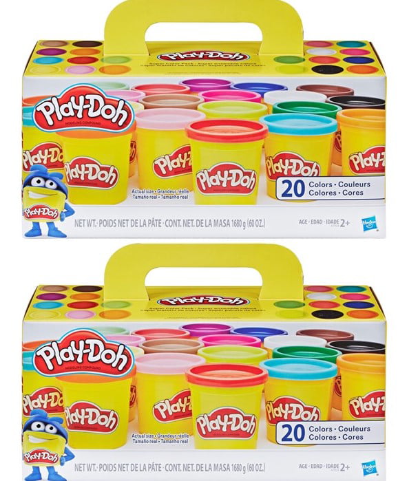 Play-Doh Super Color 20-pack With 20 Colors 60oz Total for sale online 