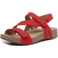 thumbnail image 6 of Josef Seibel Tonga 53 Women's Strappy Sandal With Slight Wedge In Red Size 10, 6 of 6