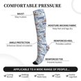 thumbnail image 3 of Bixox Seal Fox Seagull Whales Print Compression Socks,Compression Socks Women & Men Circulation for Medical,Running,Athletic, 3 of 7