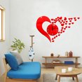 thumbnail image 2 of DIY 3D Reloj de Pared Etiqueta Engomada Acrílico para rojo Gloria Etiqueta engomada del reloj de pared de DIY, 2 of 7