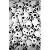 Lot of White Mini Skulls Jewelry Making Beads for Halloween Crafts Party Goth Jewelry Scary Fun - DIY for Handmade Bracelet Necklace Craft Supplies