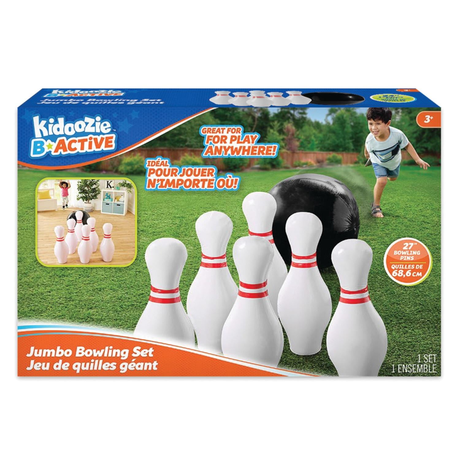 Kidoozie Jumbo Bowling Set - Roll into Gigantic Fun and Strike Out