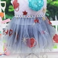 thumbnail image 6 of Visland Puppy Clothes Floral Pattern Fashion Princess Dress Dog Lace Skirt Pet T-shirt for Party, 6 of 8