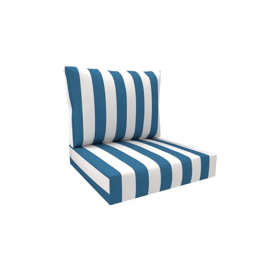 26x26x5 inch Amberson Sunbrella Outdoor Cushion for Arm Chair, Arnot Seat/Back Replacement Cushion for Outdoor Furniture