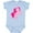 Baby Blue, variant on Inktastic Pink unicorn Girls Baby Bodysuit