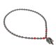 thumbnail image 2 of Collar con colgante de piedra curativa de terahercios que promueve la circulación y cuentas de cuerda elástica., 2 of 14