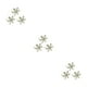 thumbnail image 5 of Billuyoard Valentine Napkins Plates Snowflake Design Buckle Banquets Metal Clasps Rings Decorations Table Napkin Jewelry Rhinestone Type1 NO1, 5 of 6