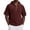 #444-Red, variant on Ceisia Men's Summer Short Sleeve Hooded Pullover Solid Color Casual Half Zip Drawstring Hoodie Top Gifts for Father Black 1X