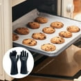 thumbnail image 2 of Liquid Silicone Oven Heat- Gloves for Cooking Baking and Grilling Food-Grade Silicone Design for Handling, 2 of 4