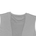 thumbnail image 6 of Ceisia Mens Solid Crew Neck Sleeveless Stretch Fitness Daily Tank Top (Gray S) Father's Day Gift, 6 of 8