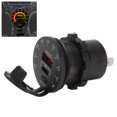 thumbnail image 4 of Cargador De Coche, Cargador USB Para Coche, Chip De Control Inteligente, Multicolor Fresco Para RV Para Camión Para Barco Cergrey Car Charger Adapter, 4 of 8