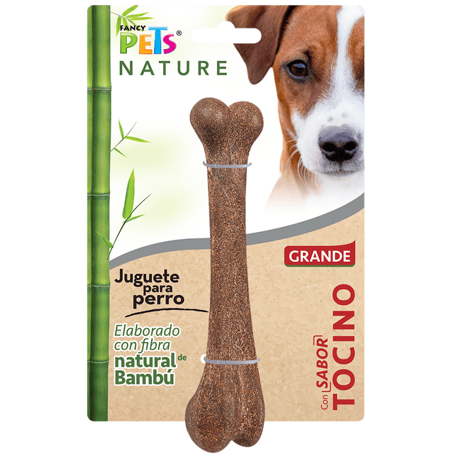 Juguete Hueso Gde De Bambu Fancy Pets Sabor Tocino