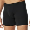 thumbnail image 2 of SCHIESSER Calzoncillos bóxer para hombre - Calzoncillos de algodón de primera calidad, retro, algodón elástico Negro S (Small), 2 of 3