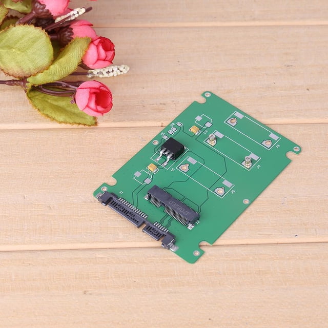 Ssd 1 tarjeta convertidora de adaptador SSD mSATA a SATA 3 de 2,5 pulgadas con carcasa de 2,5 pulgadas