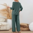 thumbnail image 4 of Leey-World Petite Lounge Sets for Women Ladies' Outfit Women 2 Piece Outfits Sweatsuit Sweatshirt Jogger Sweatpants Tracksuit Lounge Set Clothes, 4 of 8