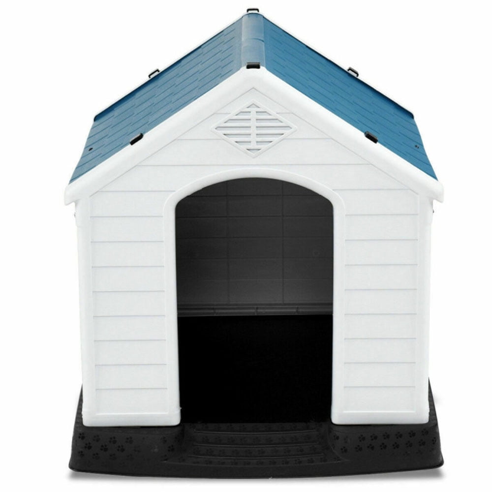 Plastic Waterproof Ventilate Pet Puppy House, Dog House, Dog House for Dogs Indoor or Outside, Weatherproof Dog House Outdoor, Featuring Breathable Dog, Easy to Clean