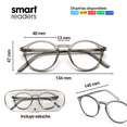 thumbnail image 4 of Lentes de Lectura B+D Smart Hip Readers Negro, 4 of 6