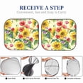 thumbnail image 6 of Haiem Sunflower Cornflower Poppy Windshield Sun Shade: Universal Foldable 2-Piece Car Front Window Sunshade - Blocks Uv Rays, And Reduces Heat,Essential Car Accessory Large, 6 of 7