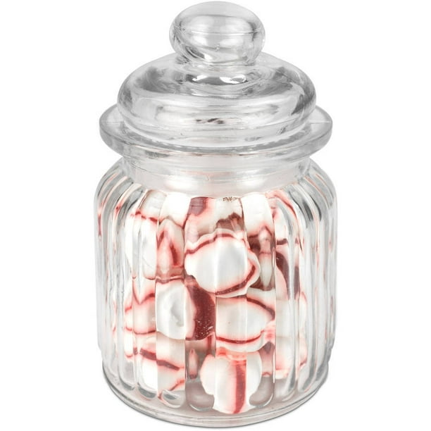 Home Basics Mini Glass Jar