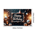 thumbnail image 3 of Yatrandify Decorative Design Happy Birthday Banner Balloon Decoration Party Decoration for Birthday Party Celebration Indoor Decoration, 3 of 8