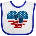 thumbnail image 3 of Inktastic USA Cowboy Boots Patriotic Boys or Girls Baby Bib, 3 of 4