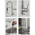 thumbnail image 3 of Maincraft Single Handle Pull Down Sprayer Kitchen Faucet, 3 of 8