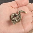 thumbnail image 4 of lanema Artistic Brass Snake Ornament Representing Intelligence and Luck Interior Decorations for Study or Living Room Display, 4 of 8
