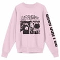thumbnail image 4 of Sonny & Cher Baby Don't Go Crew Neck Long Sleeve Cradle Pink Adult Sweatshirt-Medium, 4 of 7